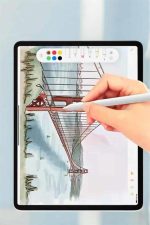 Tablet Kalemi iOS Android Windows Uyumlu Yedek Uçlu Universal Çizim Kalemi