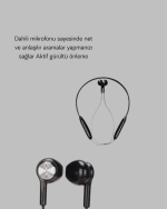 ANC Özellikli Kablosuz Bluetooth Kulaklık – Gürültü Engelleme, Eller Serbest Arama
