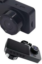 Araç İçi Dikiz Kamerası Sürüş Kaydedici 3 Lensli DVR Kamera