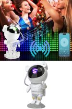 Projeksiyon Astronot Lamba Speaker Sevimli Astronot Bluetooth Hoparlör