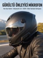 Yeni Nesil Dinleme Ve Konuşma Özellikli Intercom Kask Kulaklığı 5.0 Bluetooth