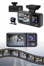 Ön ve Arka Kameralı 2 İnç 1080P Full HD DVR Araç İçi Ekran