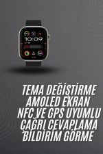 Akıllı saat 2.02 inch Nabız Ölçer Arama Konuşma Müzik Dinleme
