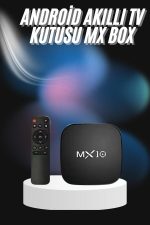 2.4G Wifi Tv Box Medya Oynatıcı TV Uyumlu MX Box Kutusu Android TV