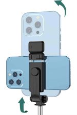 Tripod Selfie Çubuğu Bluetooth Kumandalı Kablosuz Led Işıklı