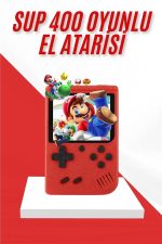 Nostalji Oyunlu Mini Atari Gamebox 400 Oyunlu El Atarisi