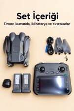 Kameralı Drone Katlanır Gövde ve Yedek Pervane Seti