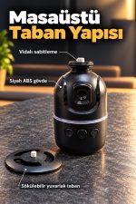 Yüz Takipli Telefon Tutucu El Hareketi Kontrollü Masaüstü Stand