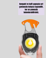 Çok Modlu LED Işıklı Pratik Anahtarlık