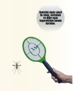 Elektrikli Sinek Raketi | Yüksek Voltajlı, Güvenli ve Taşınabilir