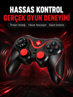 Profesyonel Oyuncu Kablosuz Gamepad Çoklu Cihaz Desteği