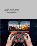 Ergonomik Tasarımlı Şarjlı Kablosuz Gamepad