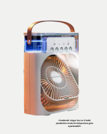 Taşınabilir Mini Klima Fan 3’ü 1 Arada Soğutucu, Nemlendirici ve Gece Lambası