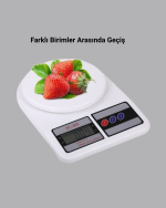 LCD Ekranlı Hassas Dijital Mutfak Terazisi – 5kg Kapasite, 1g Hassasiyet Yeni Nesil