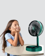 Taşınabilir Şarjlı Mini Fan – Katlanabilir Gövde, 3 Hız Kademesi