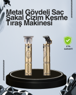 Kompakt Tasarımlı, Uzun Pil Ömürlü Saç Sakal Kesme Makinesi