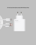 120 Watt Type C Şarj Başlığı Poco X3 X4 X5 Pro Uyumlu