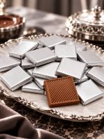MUVI CHOCO GÜMÜŞ SARGILI SÜTLÜ MADLEN ÇİKOLATA 1 KG