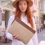 Jolie Hasır Kadın Portföy & Clutch El Çantası
