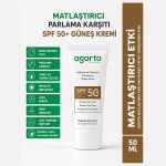 Agarta Matlaştırıcı Parlama Karşıtı Spf+50 Güneş Kremi 50 Ml