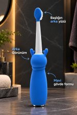 Elektrikli Diş Fırçası Mavi Gövdeli İki Yedek Başlıklı