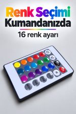 Uzaktan Kumandalı RGB LED Ampul 16 Renk Ayarlı