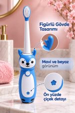 Elektrikli Diş Fırçası Mavi Gövdeli İki Yedek Başlıklı