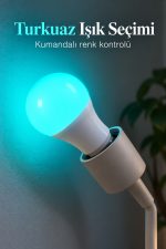 Kumandalı LED Ampul 10 W Güç Özellikli