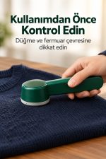 800 mAh Bataryalı Giysi Tüy Toplama Cihazı