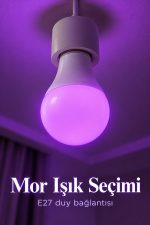 Uzaktan Kumandalı RGB LED Ampul 16 Renk Ayarlı