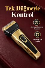 Kablosuz Tıraş Makinesi Paslanmaz Çelik Bıçaklı Set