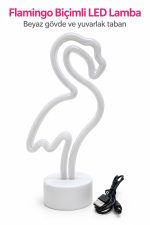 Flamingo LED Lamba Pembe Işıklı