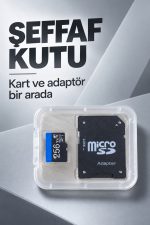 SD Adaptörlü 256 GB Micro SD Bellek Kartı