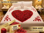 Kırmızı 1000 Adet Gül Yaprağı