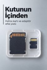 Adaptörlü 16 GB Hafıza Kartı Şeffaf Kutu İçinde