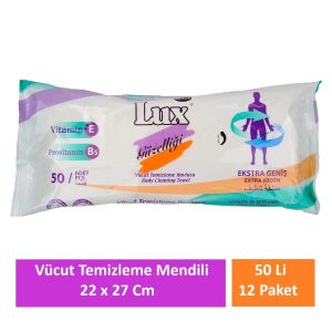 Lüx Hasta Vücut Temizleme Havlusu 22 x 27 Cm 600 Yaprak