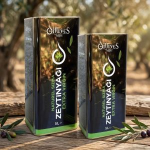 Oillives Soğuk Sıkım Naturel Sızma Zeytinyağı – Extra Virgin – 5 Lt x 2 Adet