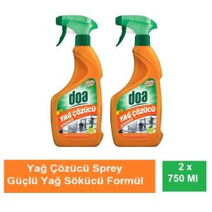 Doa Yağ Çözücü Sprey 750 ML Vegan x 2 Adet