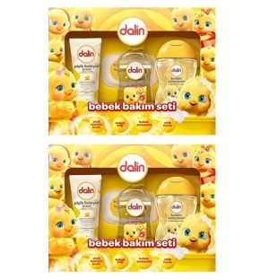 Dalin Bebek Bakım Seti 4 Parça Kutulu Yenidoğan x 2 Set