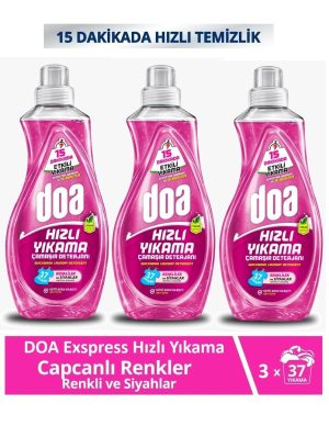 Doa Express Hızlı Yıkama Canlı Renkler Renkli Ve Siyahlar Sıvı Çamaşır Deterjanı 1480 Ml x