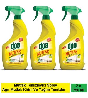 Doa Mutfak Temizleyici Limon 750 Ml Vegan x 3 Adet