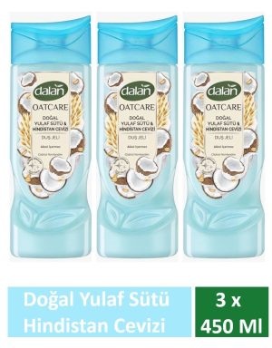 Dalan Duş Jeli Oatcare Yulaf Sütü Ve Hindistan Cevizi 450 Ml x 3 Adet