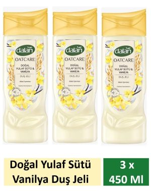 Dalan Duş Jeli Oatcare Yulaf Sütü Ve Vanilya 450 Ml x 3 Adet