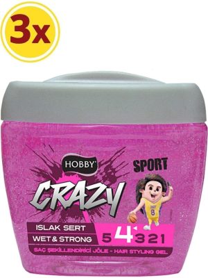 Hobby Crazy Head Jöle Islak Sert 700 Ml x 3 Adet