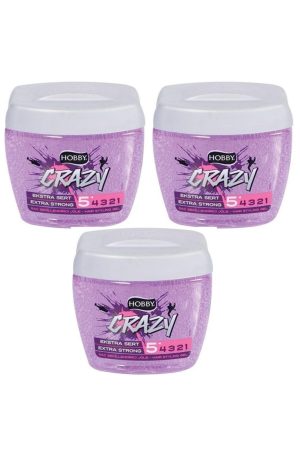 Hobby Carzy Extra Sert Saç Jölesi 700 Ml x 3 Adet