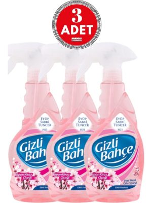 Eyüp Sabri Tuncer Gizli Bahçe Japon Kiraz Çiçeği Oda Kokusu 500 Ml x 3 Adet
