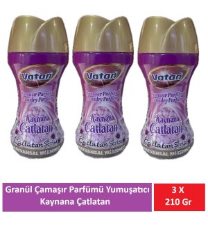 Vatan Granül Çamaşır Parfümü Ve Yumuşatıcı Kaynana Çatlatan 210 Gr x 3 Adet