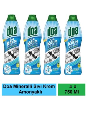 Doa Sıvı Krem Amonyaklı Temizleyici 750 Ml Vegan x 4 Adet