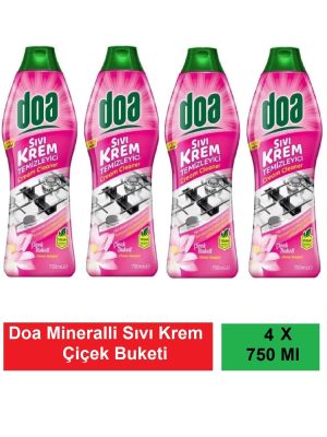 Doa Sıvı Krem Mineralli Çiçek Buketi 750 Ml Vegan x 4 Adet