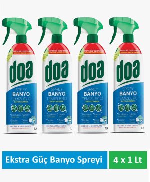 Doa Banyo Extra Güç Temizlik Spreyi 1 Lt x 4 Adet
